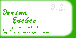 dorina enekes business card